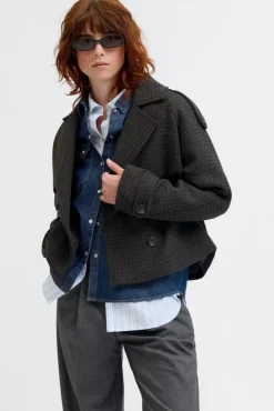 Jxelle Carlie Short Trenchcoat