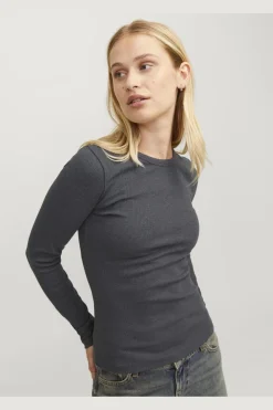 Jxfreya Str Ls Rib Tee