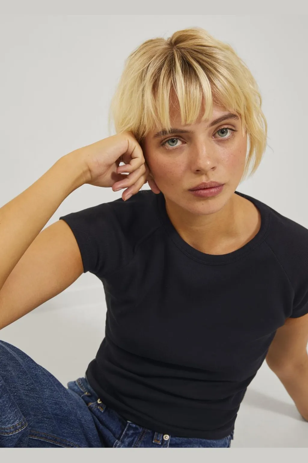 Jxfriend Str Ss Rib Tee