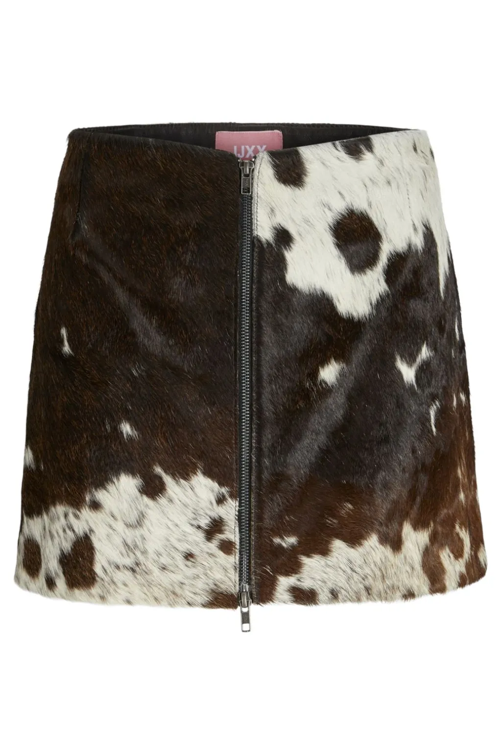 Jxhannah Cow Leather Short Skirt