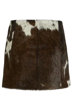 Jxhannah Cow Leather Short Skirt