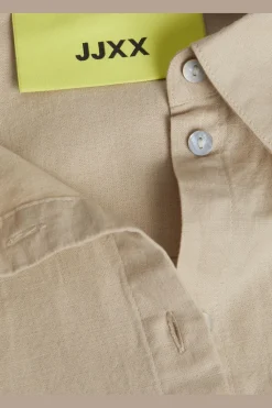 Jxjamie Ls Rlx Linen Blend Shirt Sn