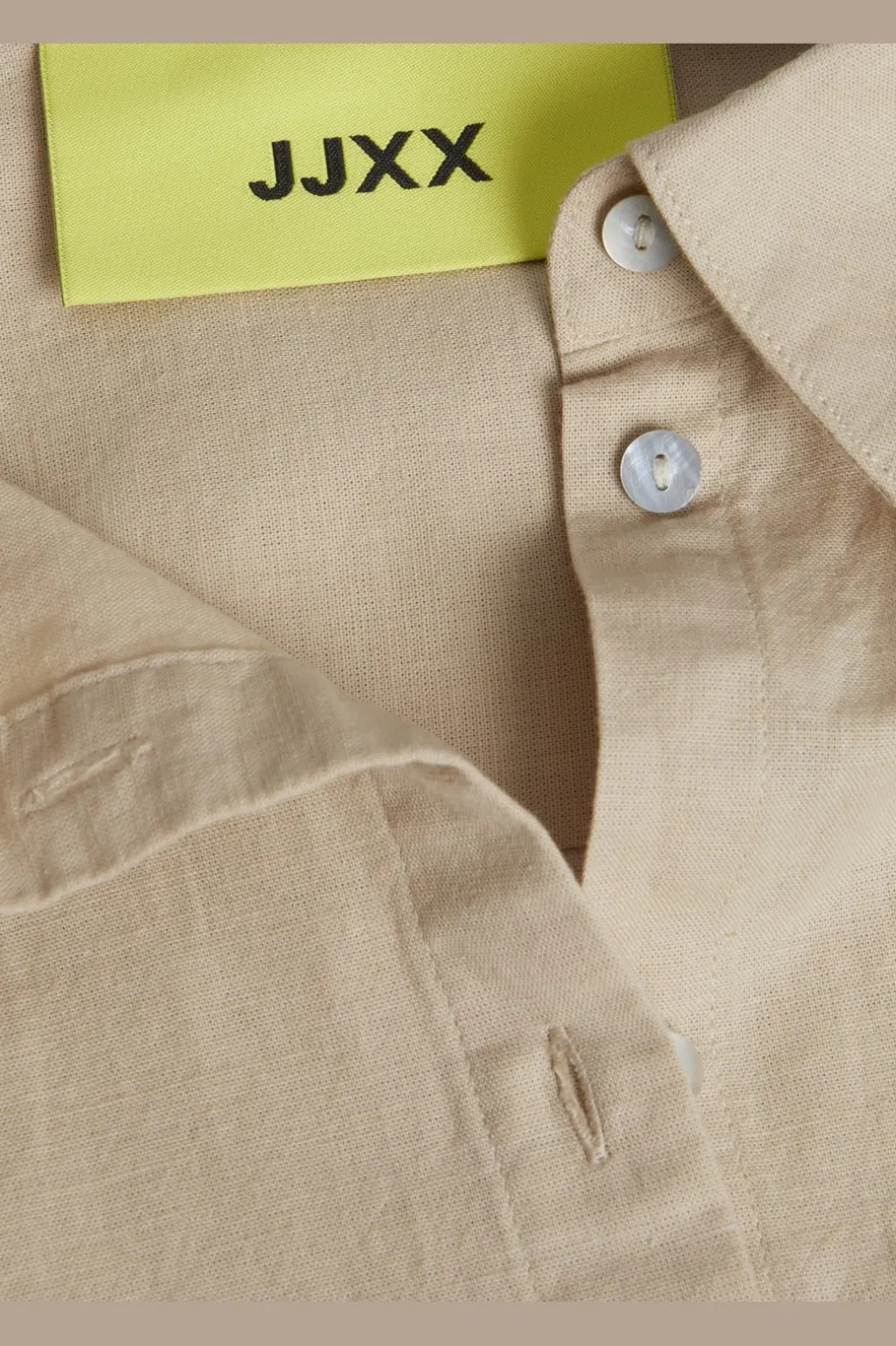 Jxjamie Ls Rlx Linen Blend Shirt Sn