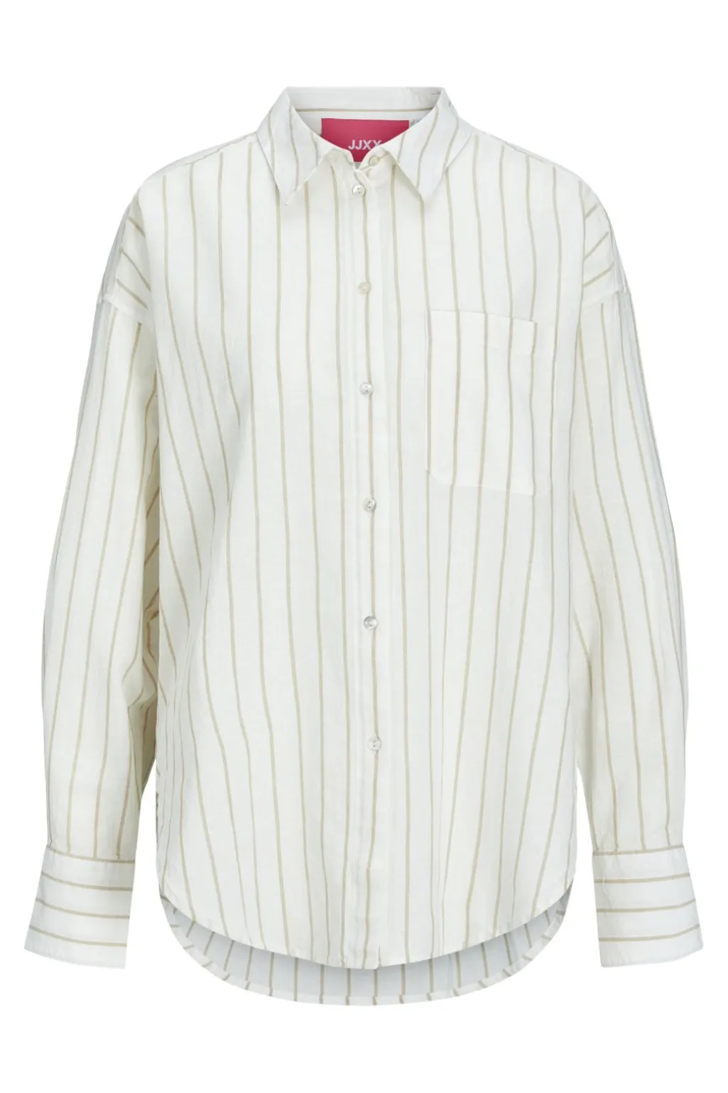 Jxjamie Ls Rlx Linen Blend Shirt Sn