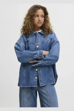 Jxjamila Ls Denim Overshirt R282 Ln