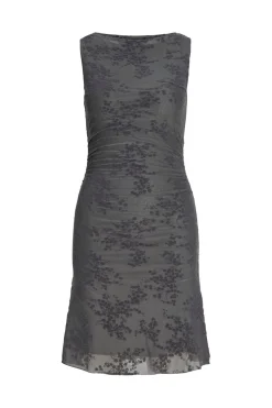 Jxjasmin Minna Flock Sl Dress Ln