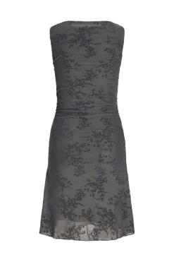 Jxjasmin Minna Flock Sl Dress Ln