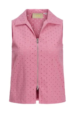 Jxselma Broderie Anglaise Zip Top