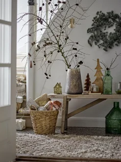 Kamila Vase, Grøn, Genanvendt Glas