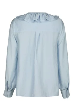 Katarina Crepe Ruffle Blouse 166497