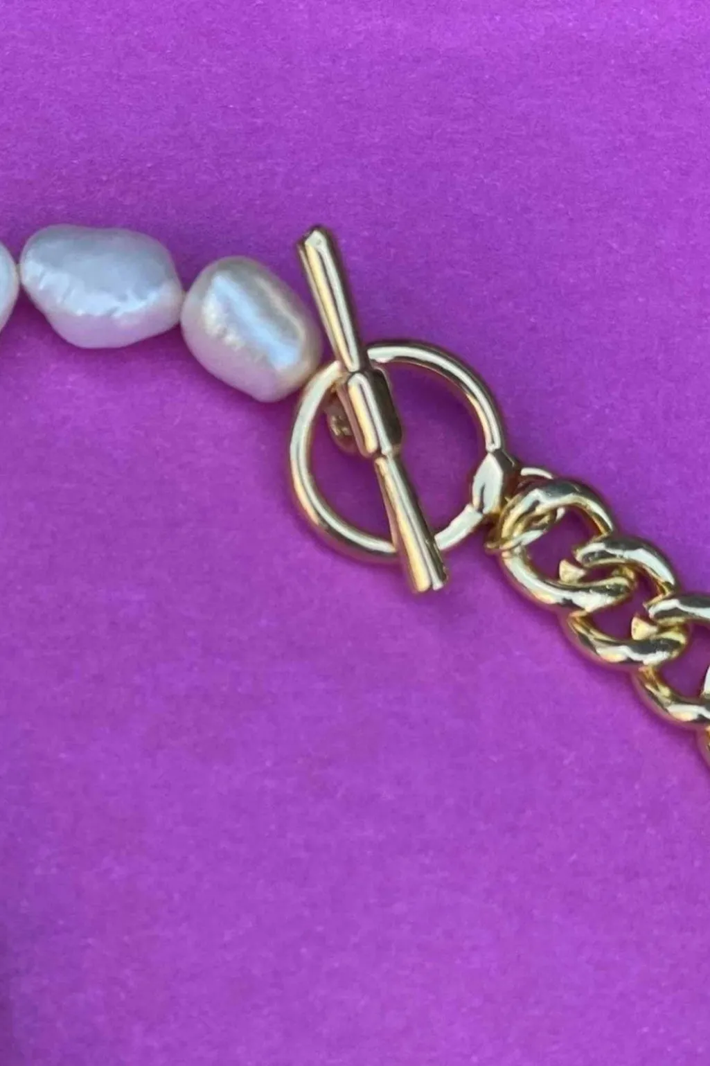 Kæde Perler & Forgyldt