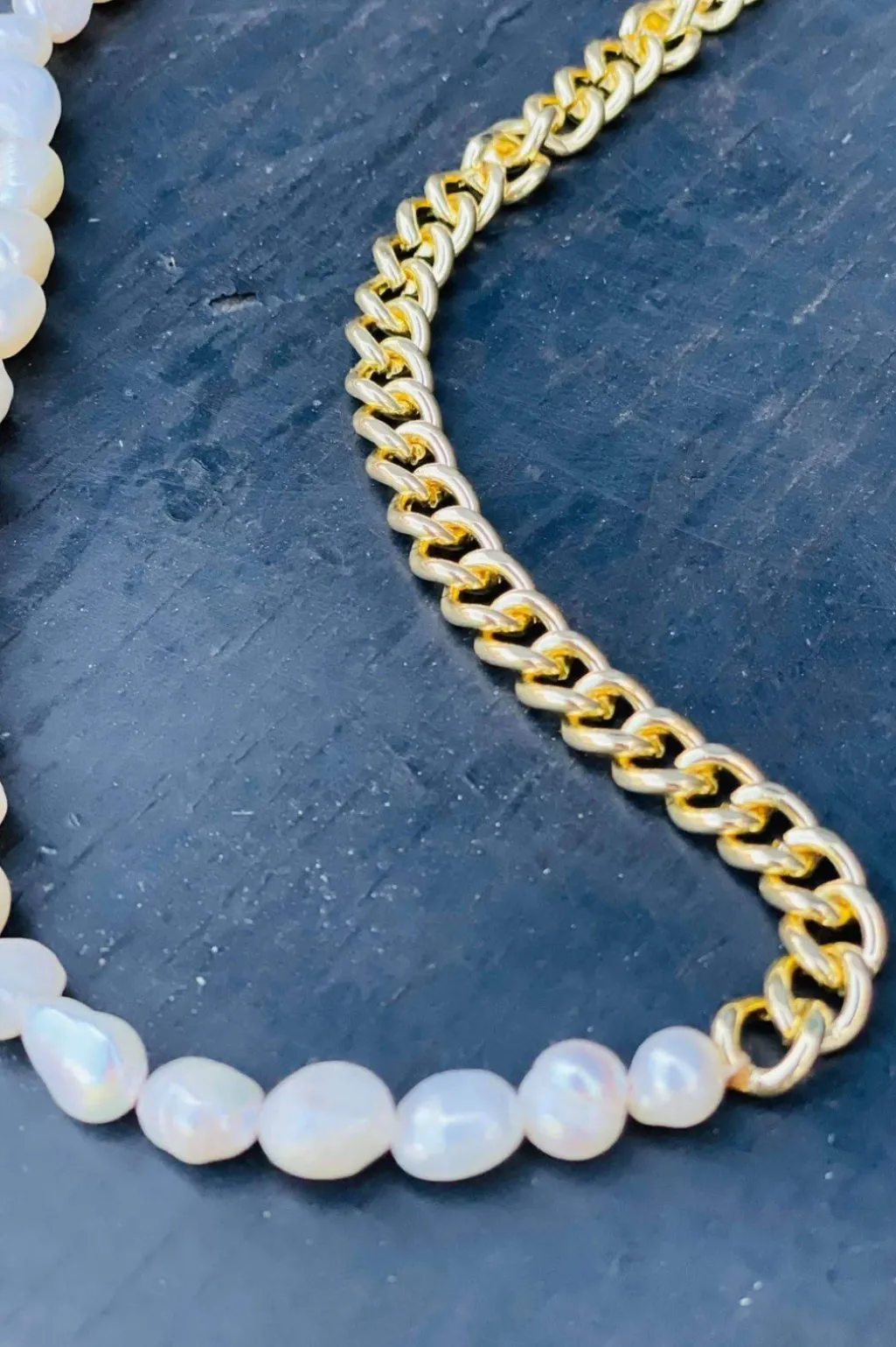 Kæde Perler & Forgyldt