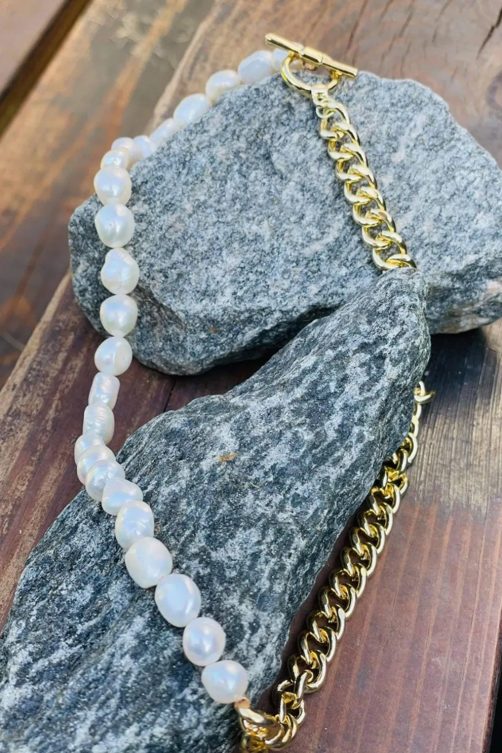 Kæde Perler & Forgyldt