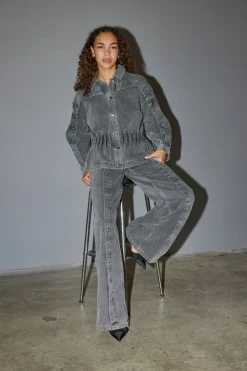 Kellancc Button Jeans 41071