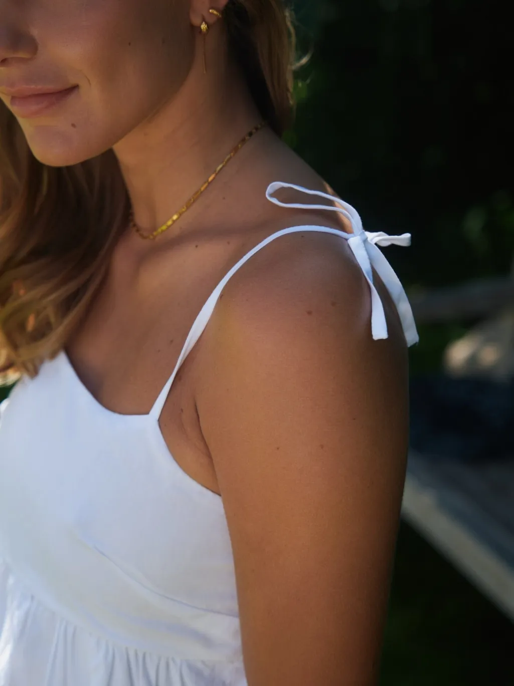 Khloe C Poplin Top 165515