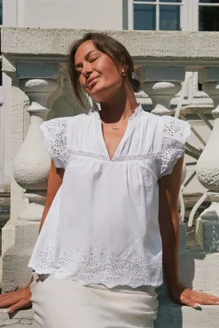 Kyoti Embroidery Top 165109