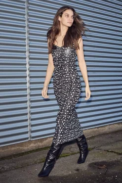 L'Amitié Mesh Strap Dress HL10126