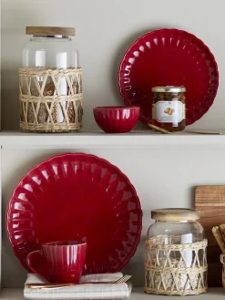 Latina Tallerken, Rød, Stentøj 82061930