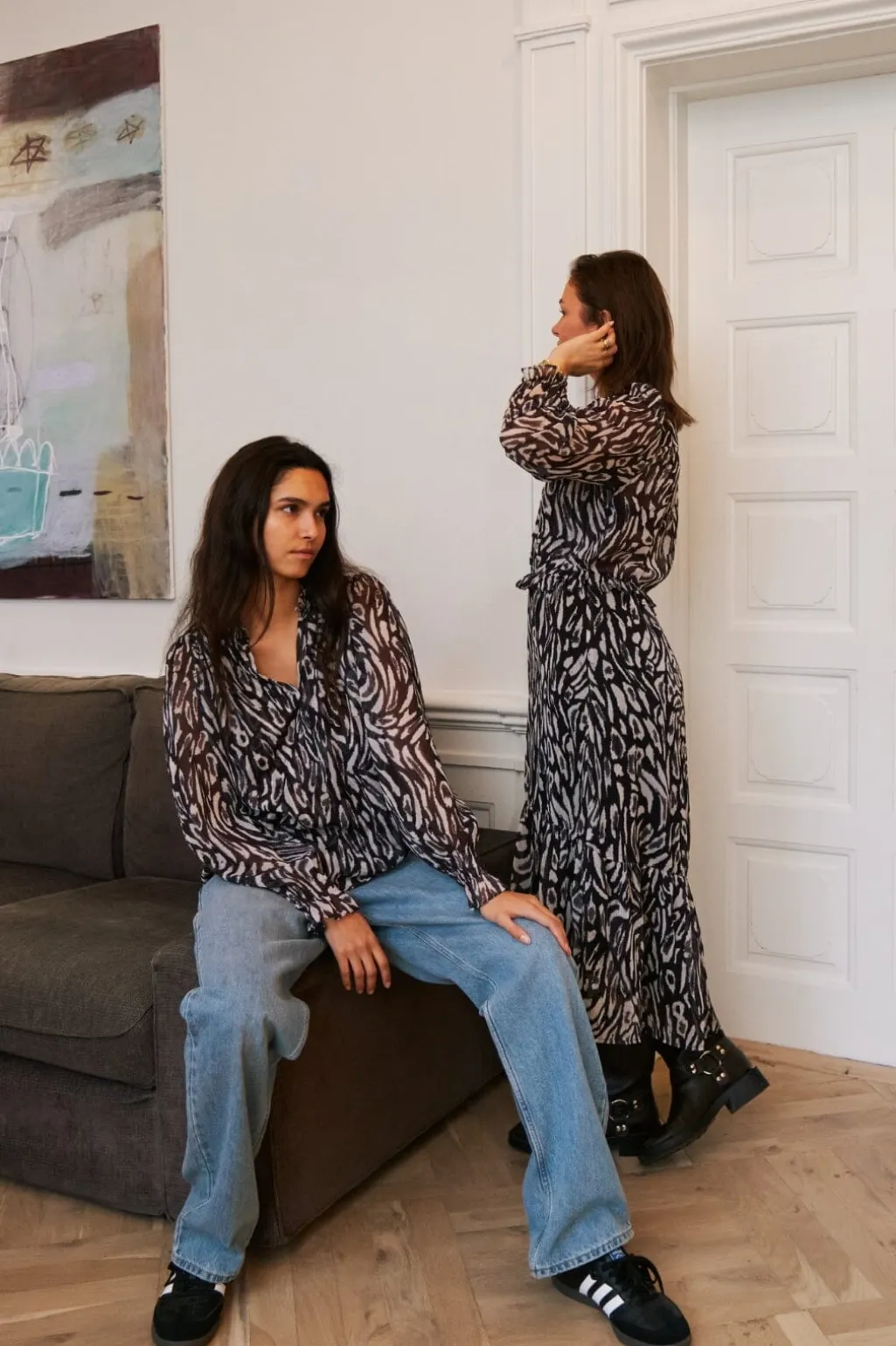 Leia Abstract Leo Blouse 164591