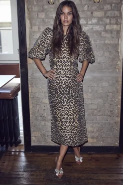 Leocc Puff Dress 36350