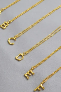Letter Rustik Necklace