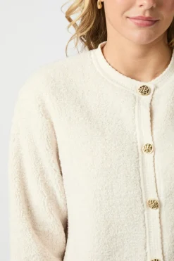 Limo Fluffy Knit Cardigan 161963