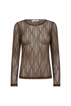 Marcycc Mesh O-Blouse 43043