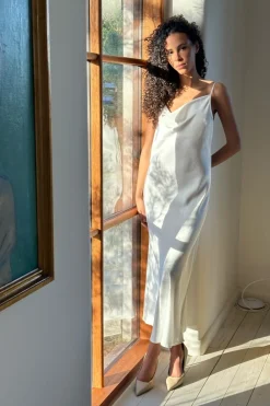 Marina Heavy Sateen Dress