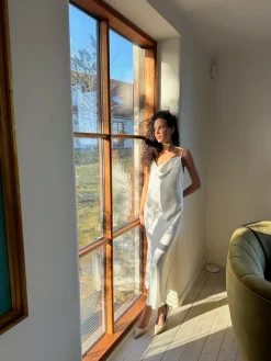 Marina Heavy Sateen Dress