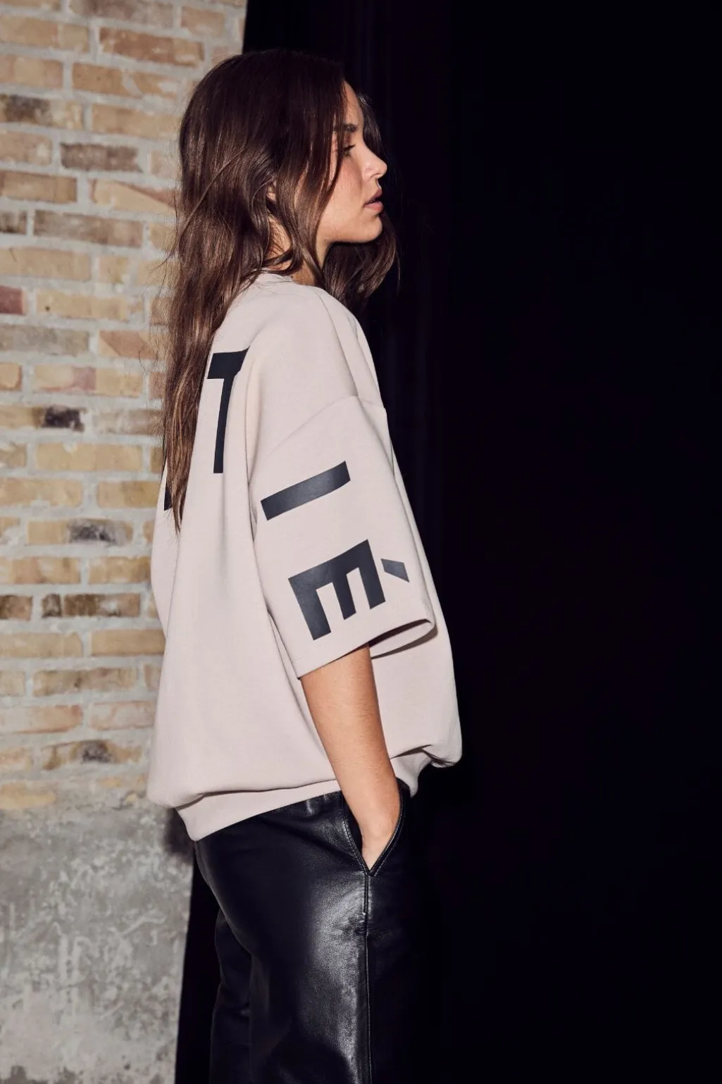 Maxi Split Ss Logo Sweat HL10461