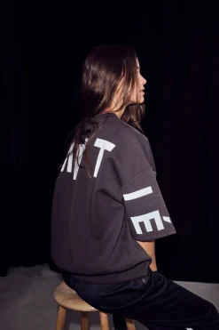 Maxi Split Ss Logo Sweat HL10461