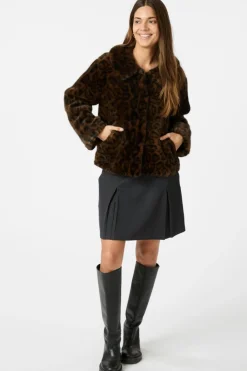 Melodie Leo Faux Fur Jacket