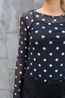 Mesh Ls Tshirt 22065