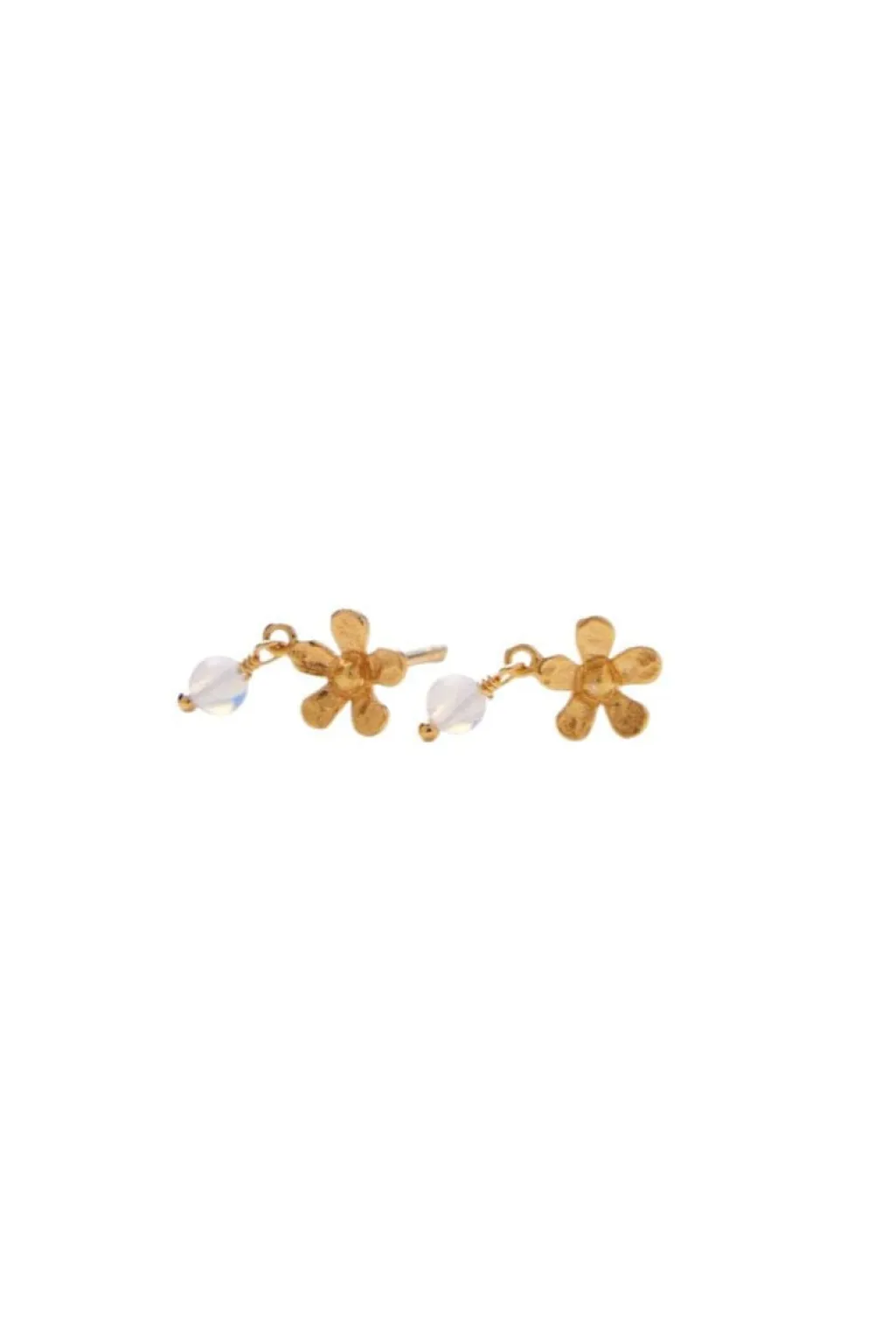Moonstone Poppy Earsticks e-370-gp