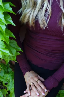 Natalia Ls Round Neck Blouse 9914