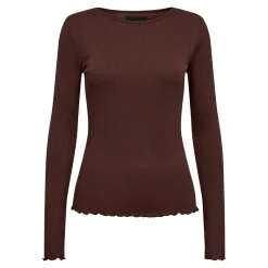 Natalia Ls Round Neck Blouse