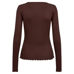 Natalia Ls Round Neck Blouse