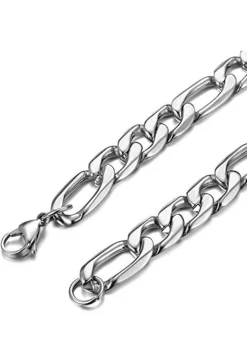 Necklace Figaro Mesh collierfigaro4mm