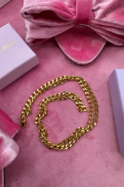 Necklace Figaro Mesh collierfigaro4mm