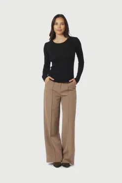 Nella Fine Rib Blouse 167271