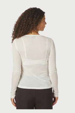 Nella Fine Rib Blouse 167271