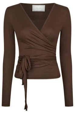 Nia Jersey Wrap Blouse 165501