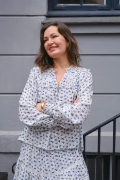 Nipoa Dot Flower Blouse 165284