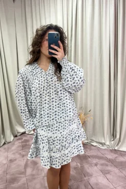 Nipoa Dot Flower Blouse 165284