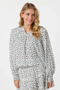 Nipoa Dot Flower Blouse 165284