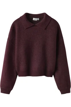 Nkfsonia Ls Polo Knit