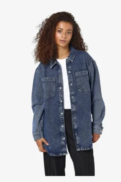 Nmalva L/S Denim Shacket Az351Mb