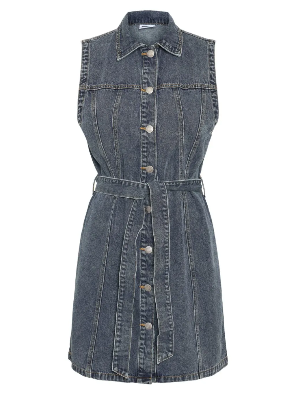 Nmalvi S/L Short Tie Dress Bs023Mb