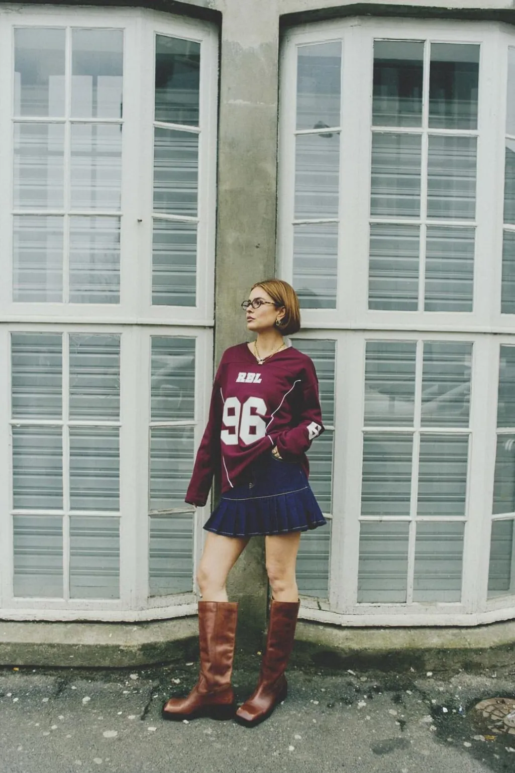 Nmaston L/S V-Neck Sports Sweat Fwd