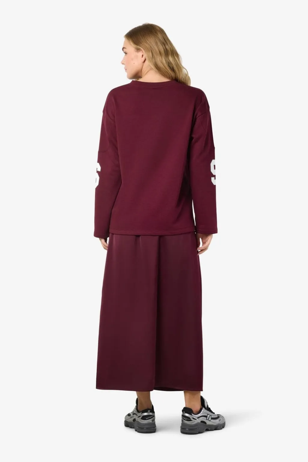 Nmaston L/S V-Neck Sports Sweat Fwd